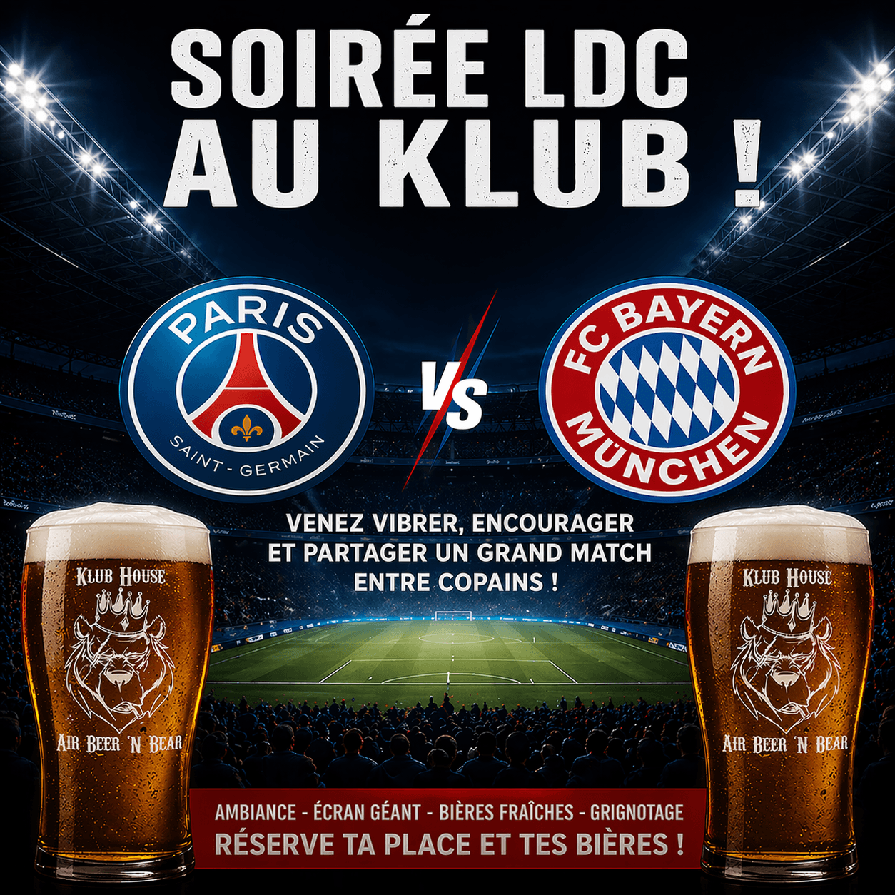 ⚽ PSG BAYERN 1/2 FINALE ALLER LDC
